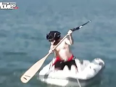 Lustige Filme-deutsche-Sex-Party auf einem Boot