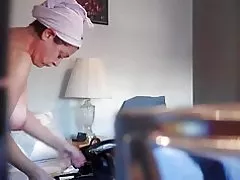 Tante nackt versteckte Kamera
